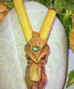 Kuripe Bambu WOLF Totem